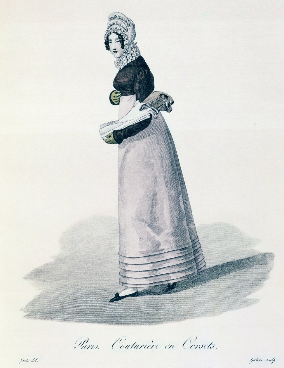 صانع مشدات الباريسية ، c.1830 بواسطة لويس ماري لانتي