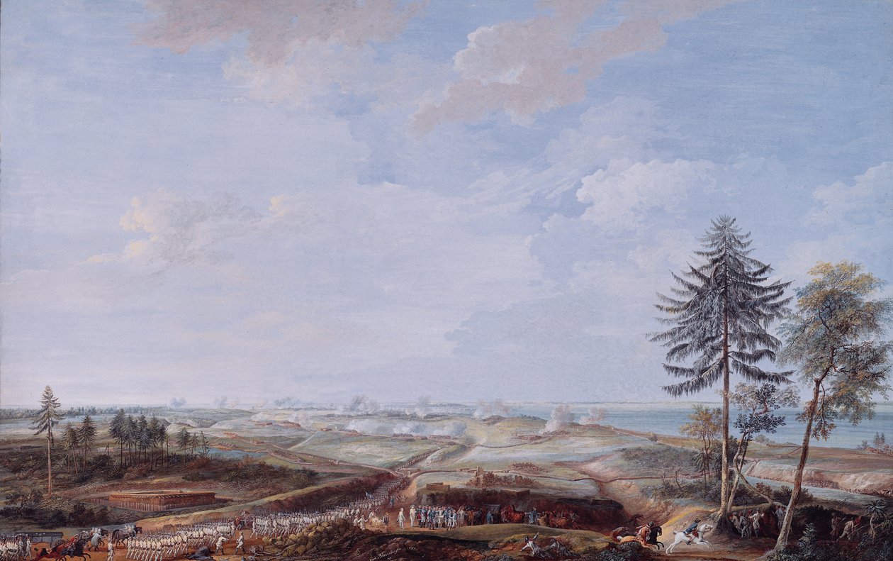 حصار يوركتاون في 1781 ، 1784 بواسطة Louis Nicolas van Blarenberghe