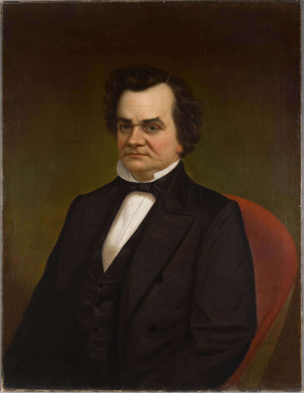 صورة لستيفن أرنولد دوجلاس ، c.1855 بواسطة Louis O. Lussier