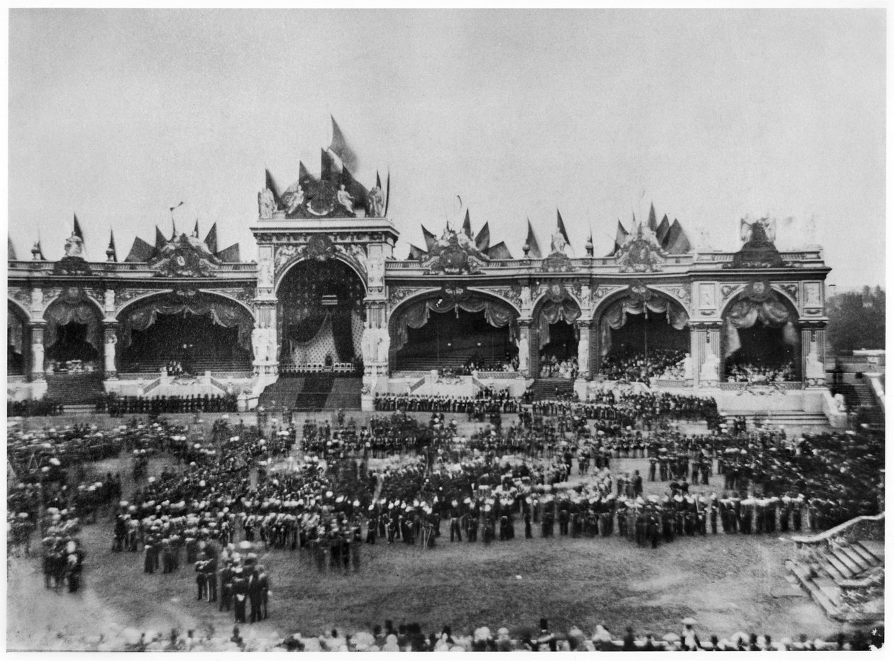 وليمة في بروكسل للاحتفال بالذكرى 25 لعهد ليوبولد الأول (1790-1865) يوليو 1832 بواسطة لويس بيير ثيوفيل دوبوا دو نيهوت