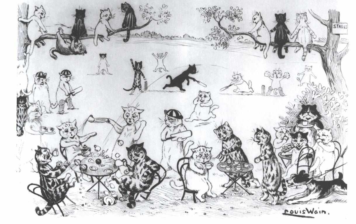 القط ClubnEnglish: Cat clubn بواسطة لويس وين