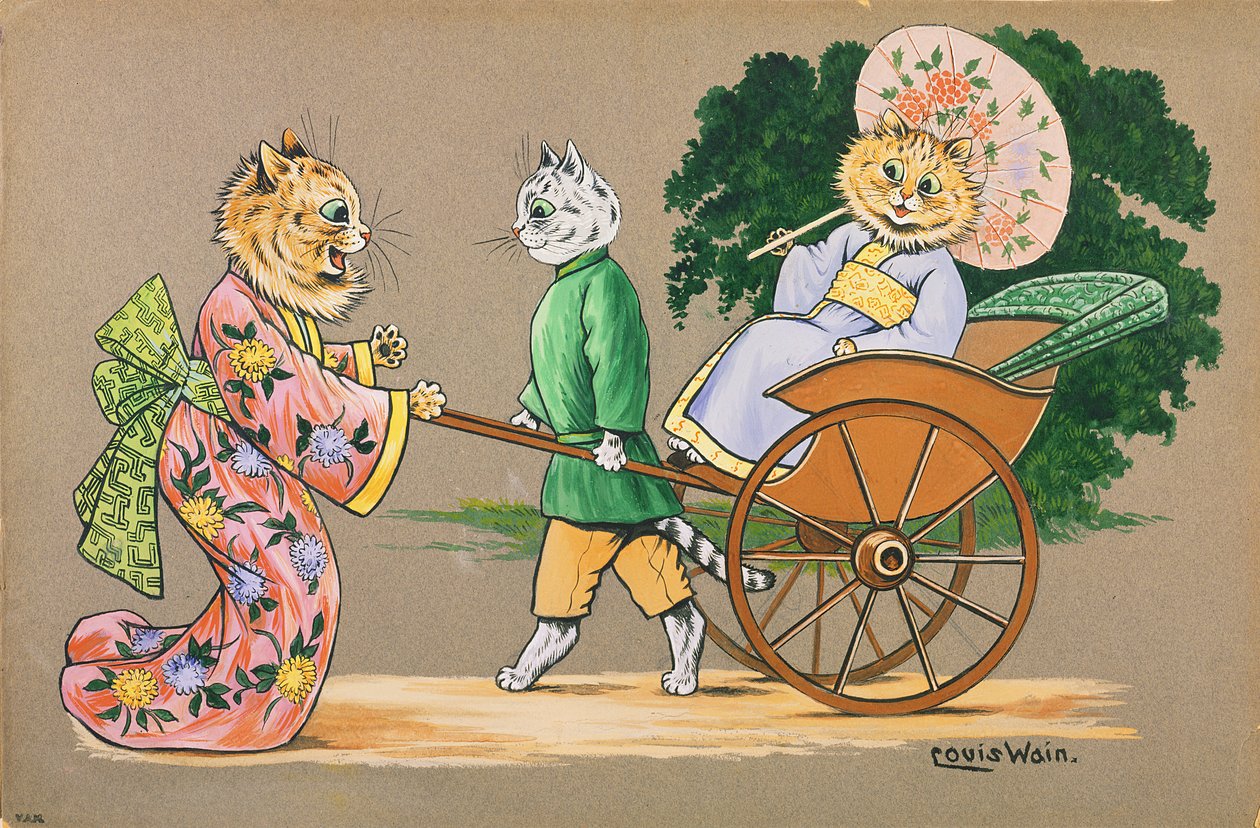 الحب من النظرة الأولى ، c.1902-10 بواسطة لويس وين