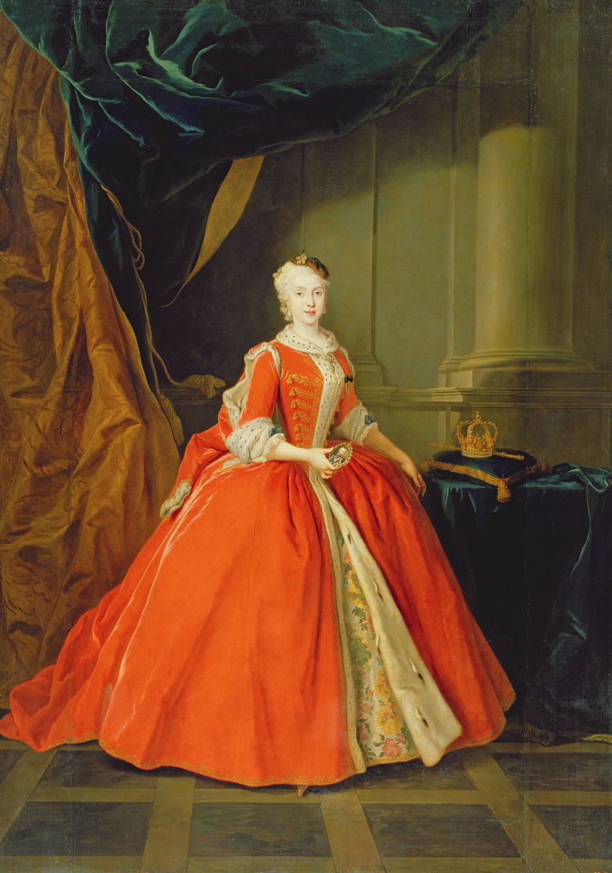 ماريا أماليا من ساكسونيا (1724-1760) ملكة إسبانيا بواسطة لويس دي سيلفستر