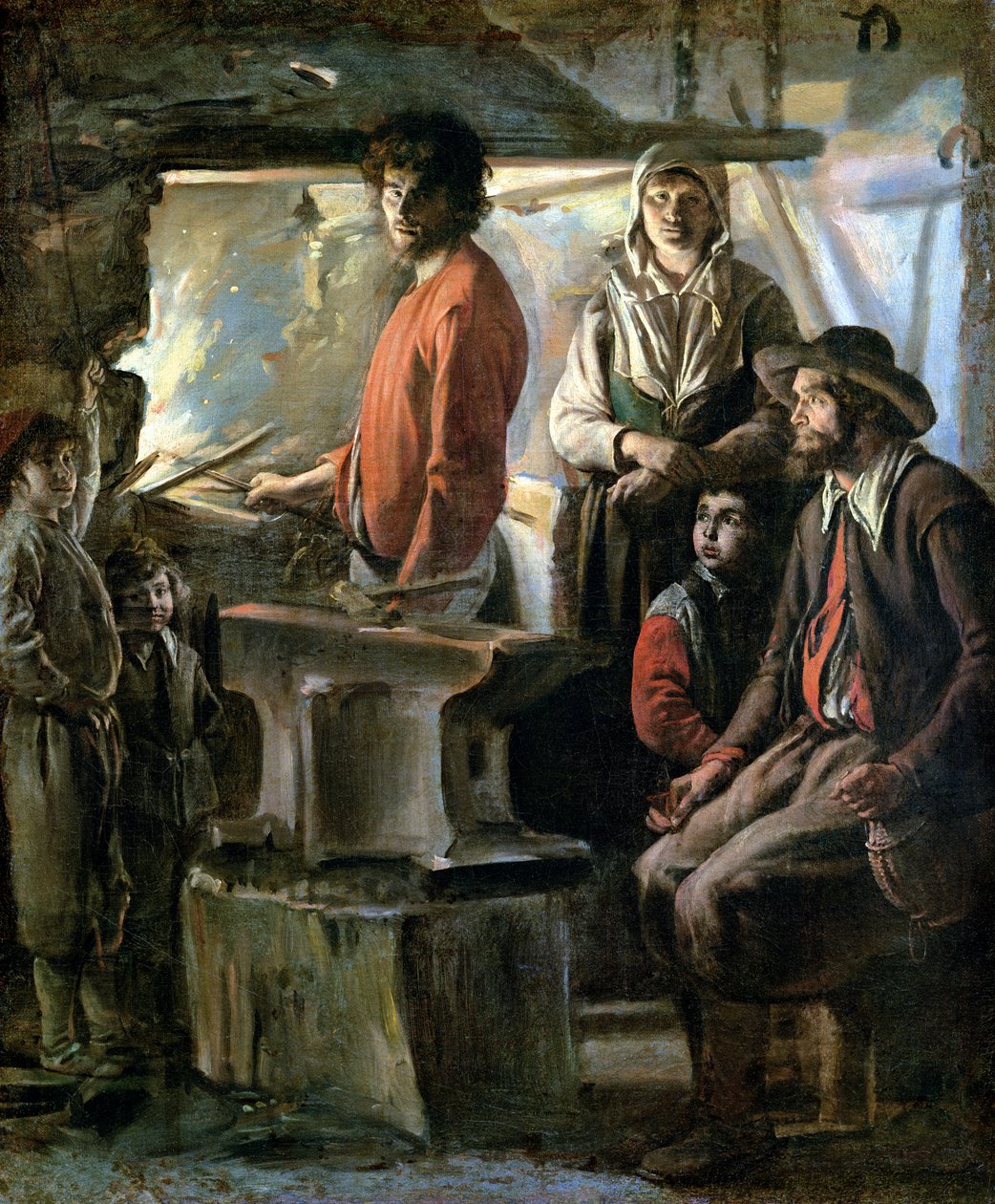 The Forge ، 1640 بواسطة لويس لو نين