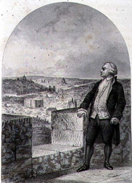 هونور غابرييل ريكويتي ، كونت ميرابو (1749-1791) على أسوار باريس ، نقش فيليبرت لانجلوا (نقش) بواسطة لويس (بعد) ماركيل