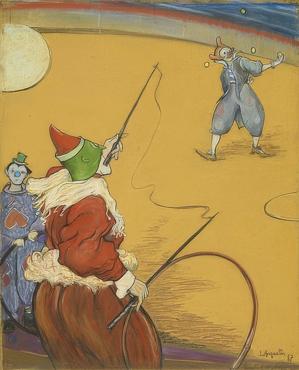 في السيرك موريس. 1887 بواسطة لويس أنكين