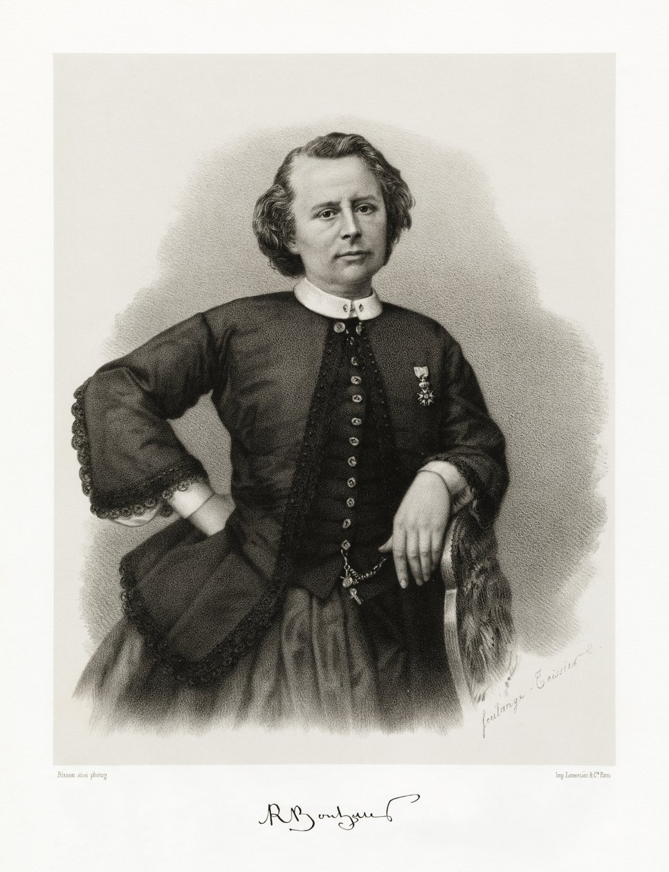 روزالي بونور 1865-66 بواسطة لويس أوجوست بيسون