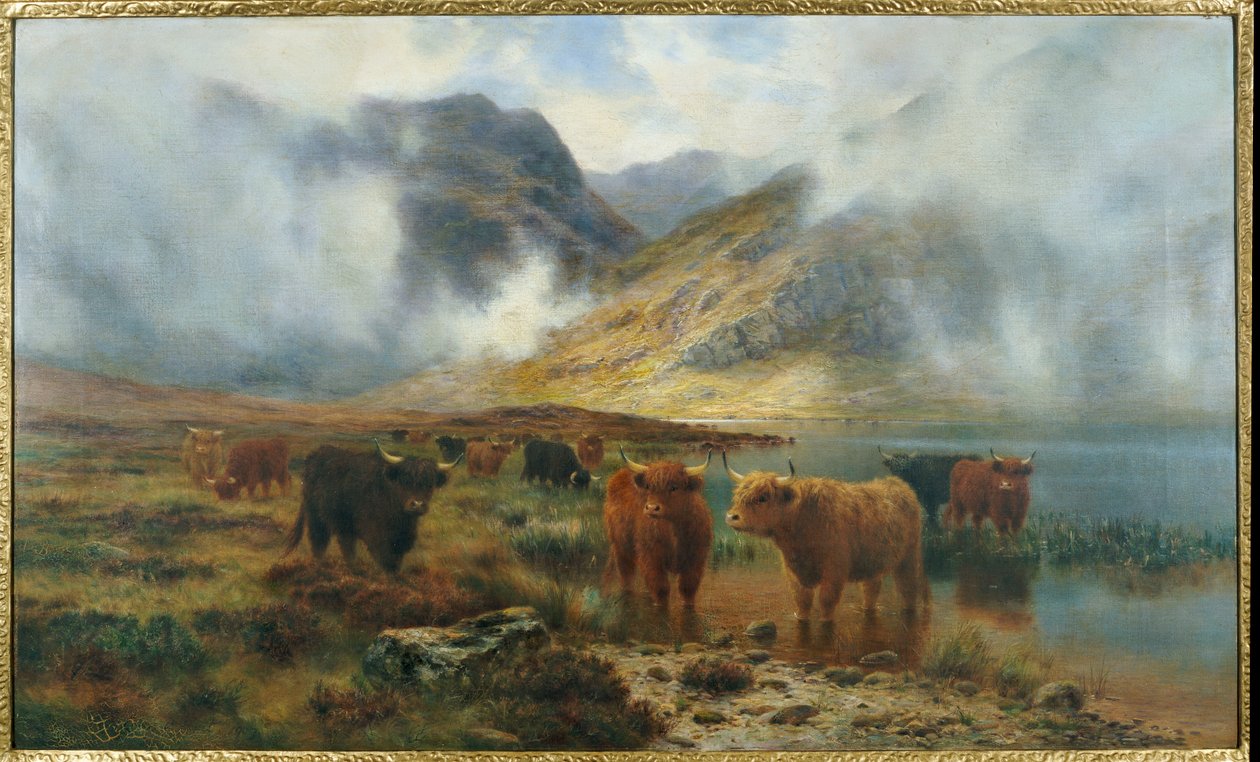 بواسطة Loch Treachlan ، Glencoe ، Morning Mists ، 1907 بواسطة لويس بوسورث يصب