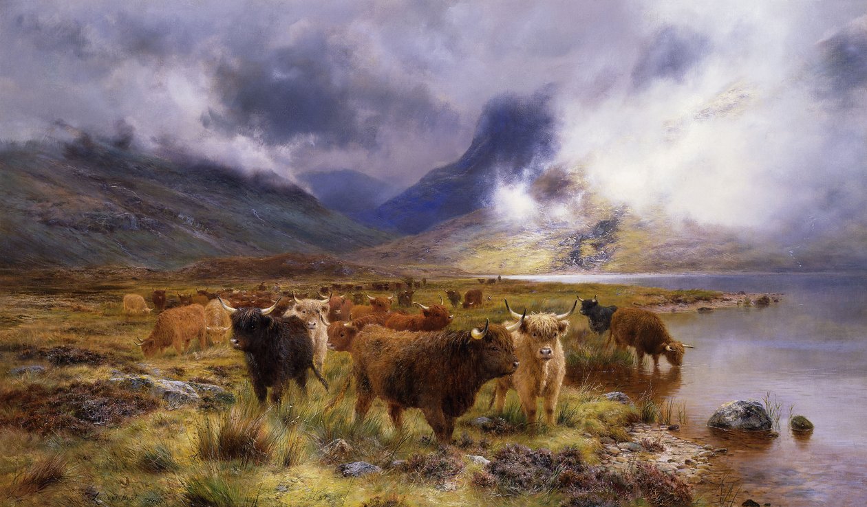 من خلال Glencoe عن طريق الطريق إلى تاي ، 1899 بواسطة لويس بوسورث يصب
