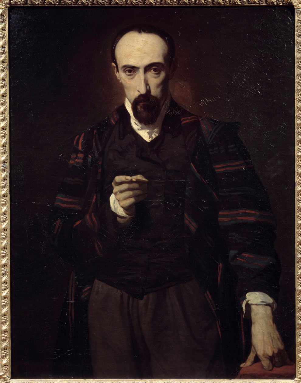صورة لأخيل ديفيريا (1800-1857) رسام ونقاش. لوحة لويس بولانجر (1806-1867) بواسطة لويس بولانجر