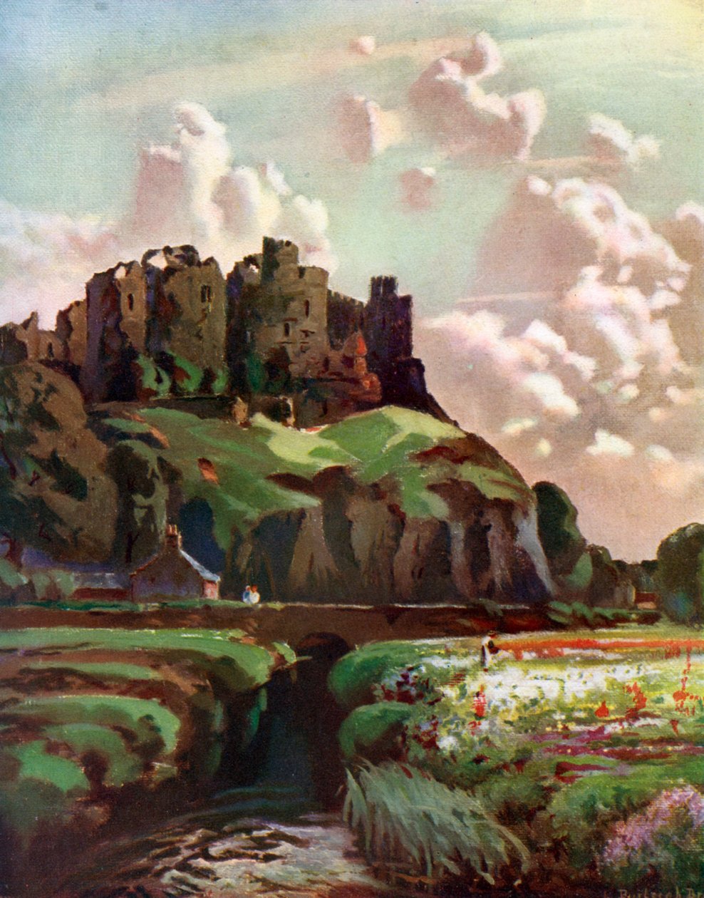 قلعة Harlech ، Merionethshire ، ويلز ، 1924-1926 بواسطة لويس بورليه برول