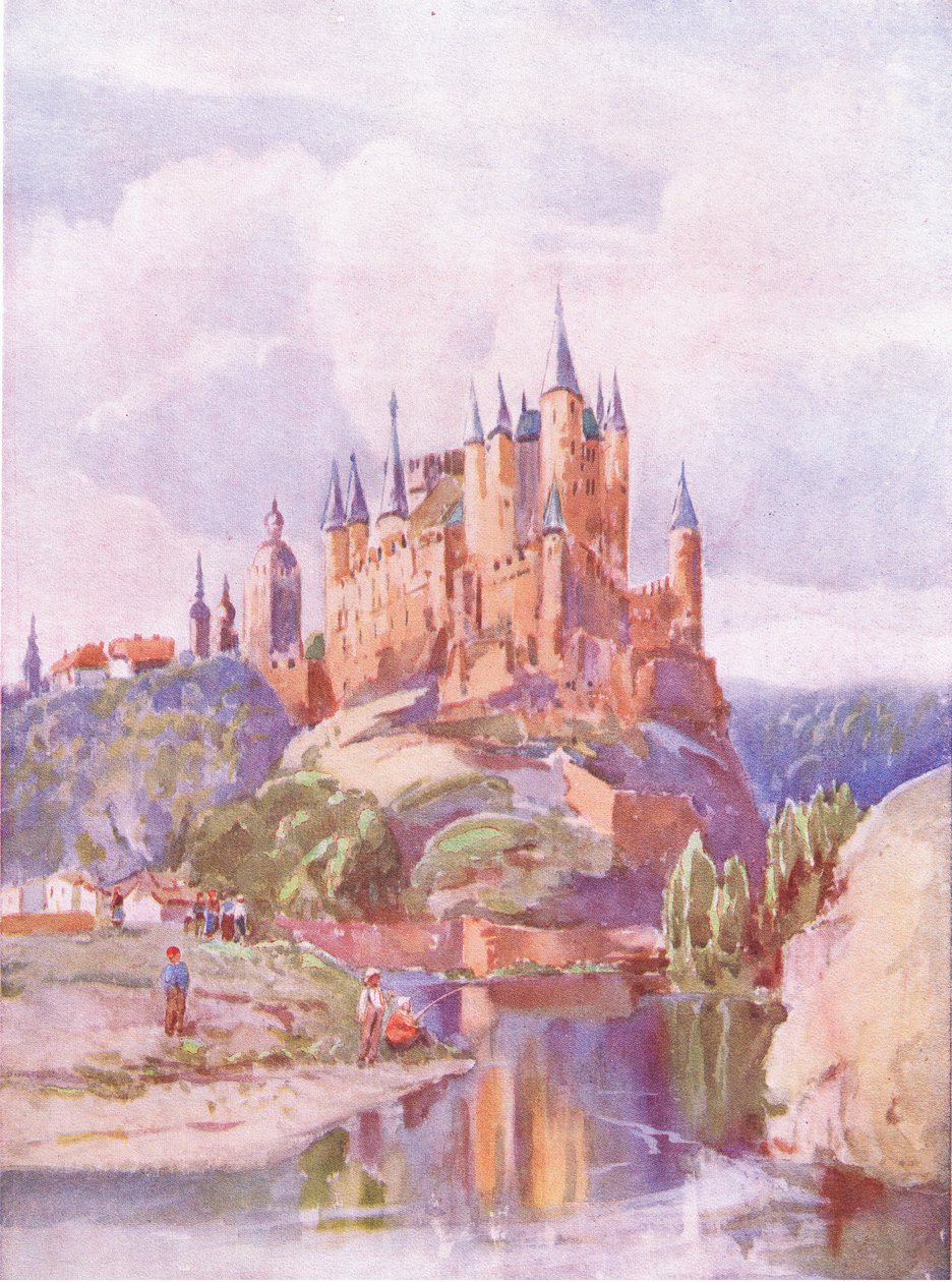 الكازار ، سيغونيا ، من Hutchinsons Picturesque Europe التي نشرتها Hutchinson & Son ، c.1930 بواسطة لويس بورليه برول