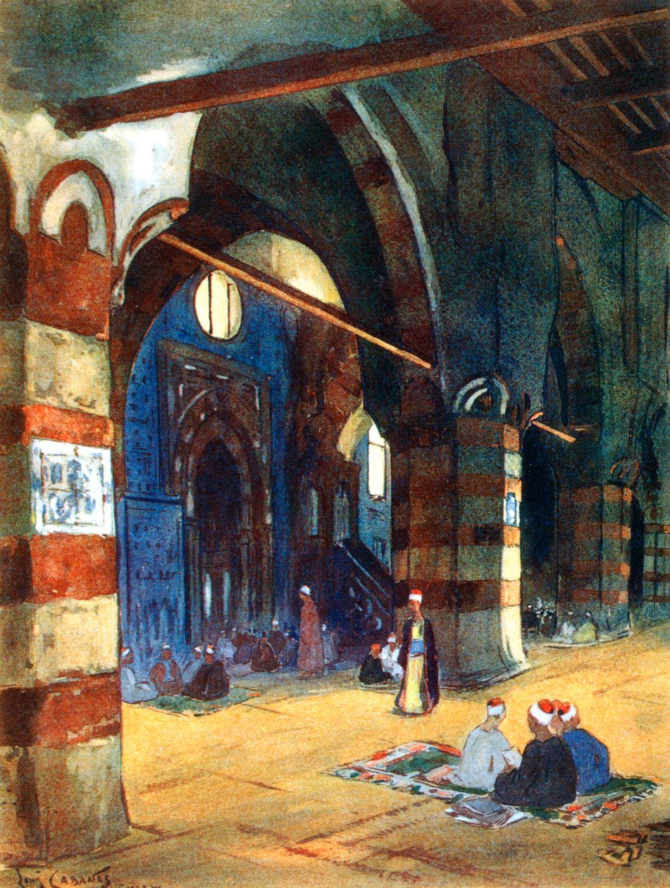 مسجد إبراهيم أغا ، القاهرة ، مصر ، 1928 بواسطة لويس كابانيس