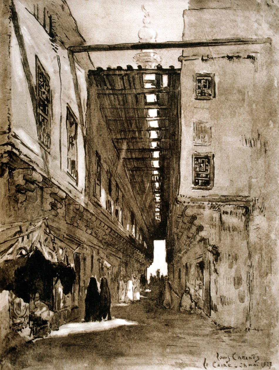 الأسواق ، القاهرة ، 1928 بواسطة لويس كابانيس