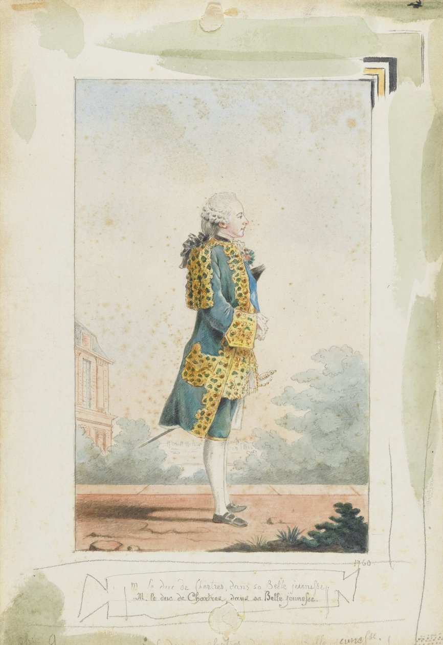 لويس فيليب الثاني ، دوق شارتر 1747-1793 ، 1760 بواسطة لويس كاروجيس ديت كارمونتيل