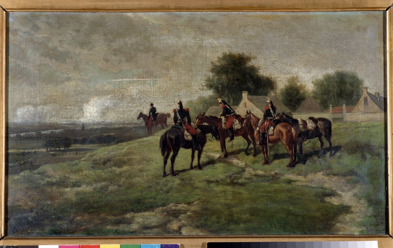 Cuirassiers (اللوحة) بواسطة تفجير لويس تشارلز