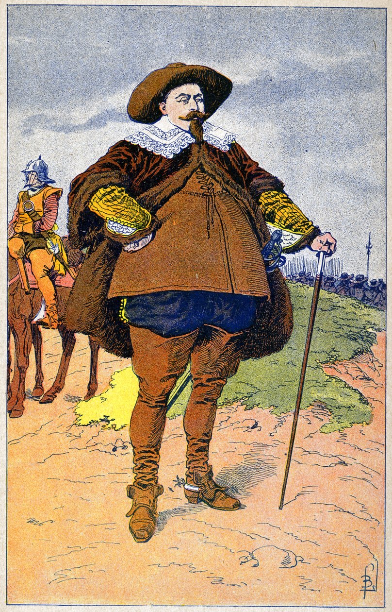 Gustave II Adolphe of Sweden بواسطة تفجير لويس تشارلز