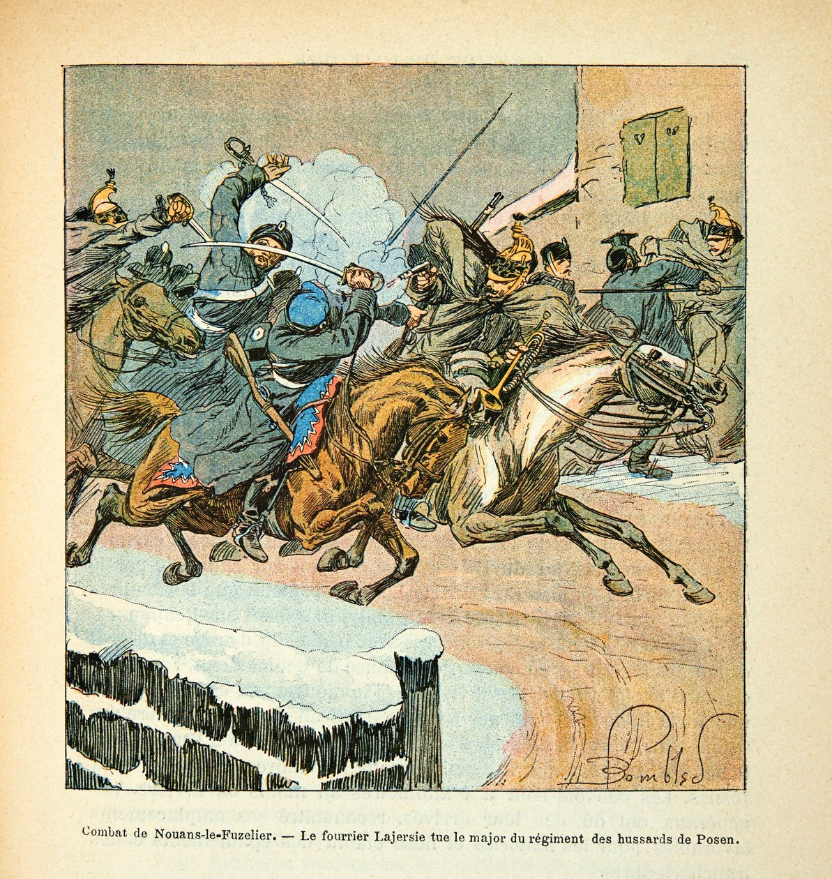 L'Armee de la Loire بقلم يوجين سيرجنت ، ديت جرينست ، رسمه لويس بومبلد (1862-1927) (الحرب الفرنسية الألمانية ؛ حملة 1870-1871): في 7 ديسمبر بواسطة تفجير لويس تشارلز
