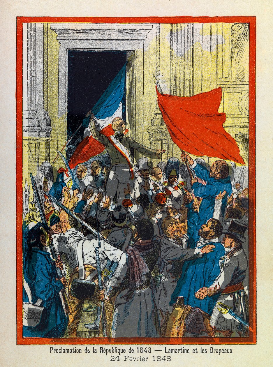 Les Grandes Journees de l'Hotel de Ville de Paris بواسطة A. Mercier ، رسمها لويس بومبلد (1862-1927): 24 فبراير بواسطة تفجير لويس تشارلز