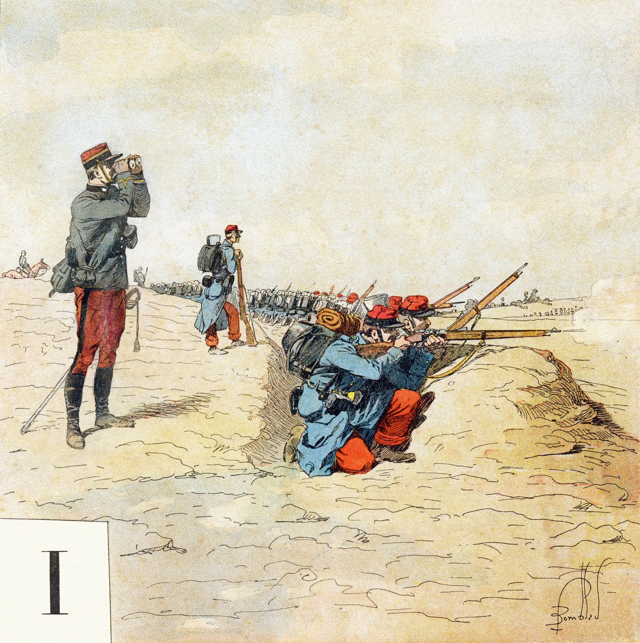 الحرف الأول: المشاة ، "Je serai soldat" (سأكون جنديًا) - الأبجدية العسكرية بواسطة تفجير لويس تشارلز
