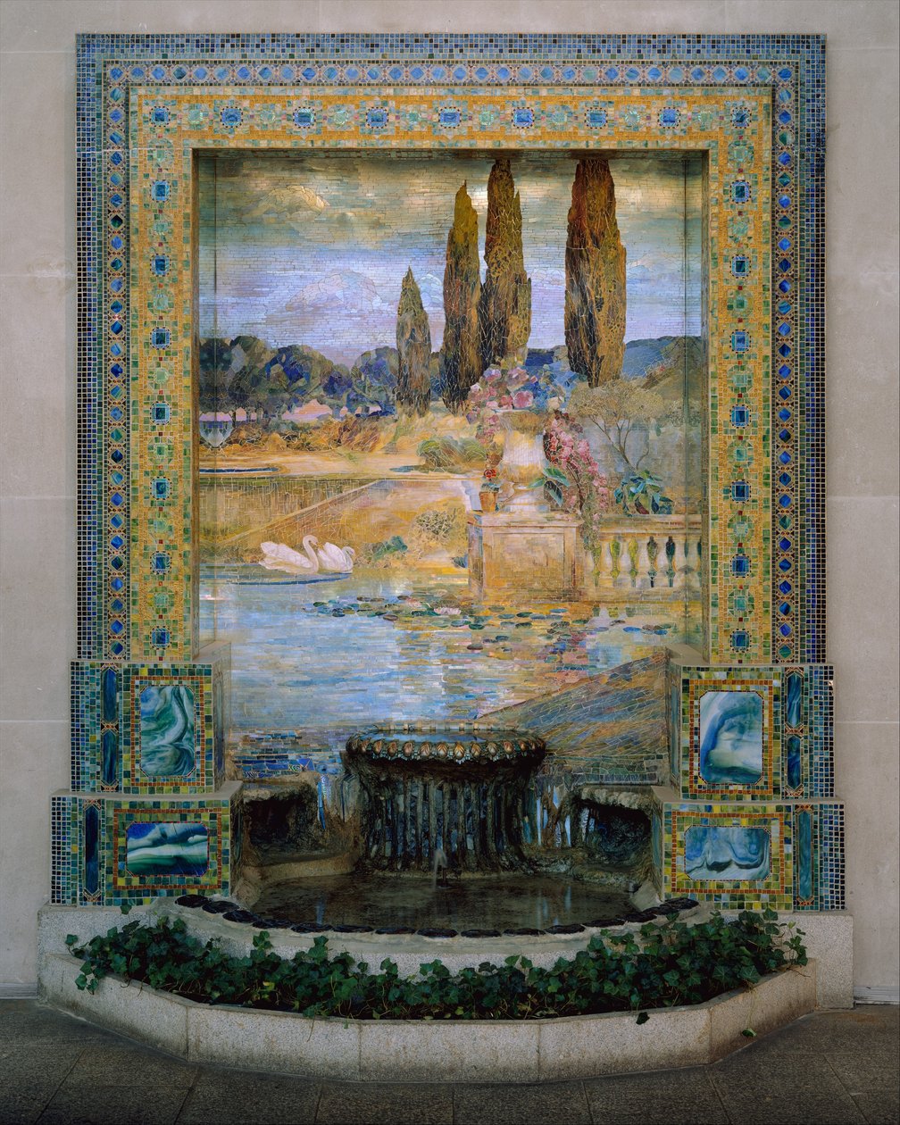 تنسيق حدائق ، c.1905–15 (فسيفساء زجاجية مفضلة) بواسطة لويس كومفورت تيفاني