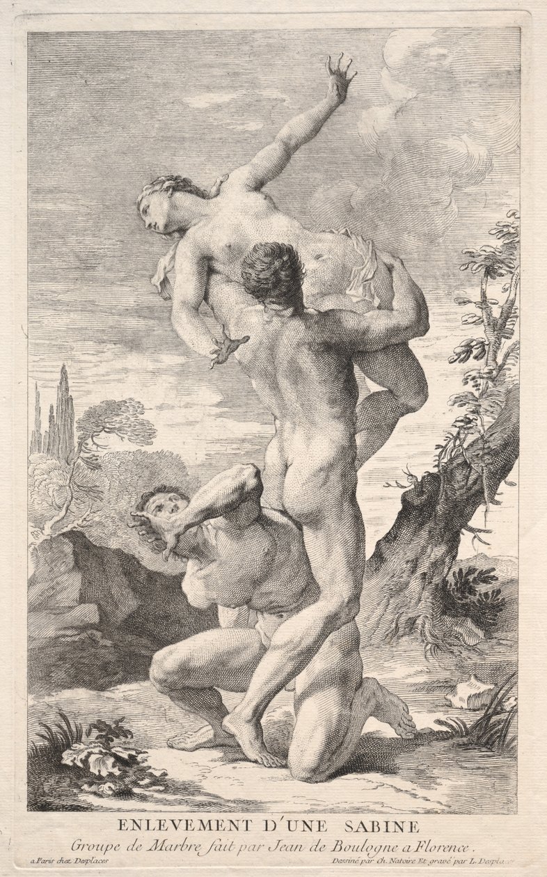اغتصاب Sabines ، 1700s. بواسطة لويس ديسبيس