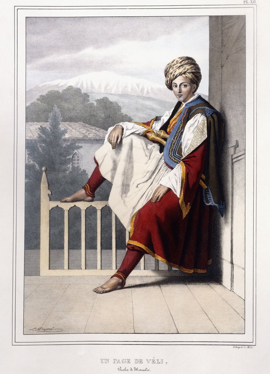 صورة ، مناظر وأزياء يونانية وعثمانية من الرحلة إلى أثينا والقسطنطينية ، 1825 بواسطة لويس دوبري