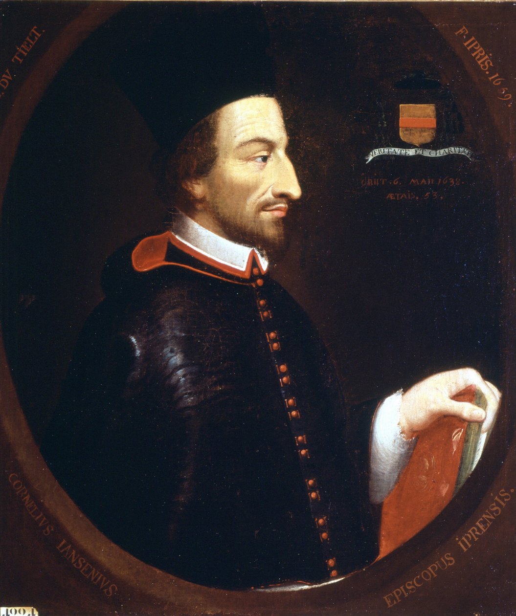 صورة لجانسينيوس (1585 - 1638) بواسطة ف. إبريس 1659. بواسطة لويس دوتيت