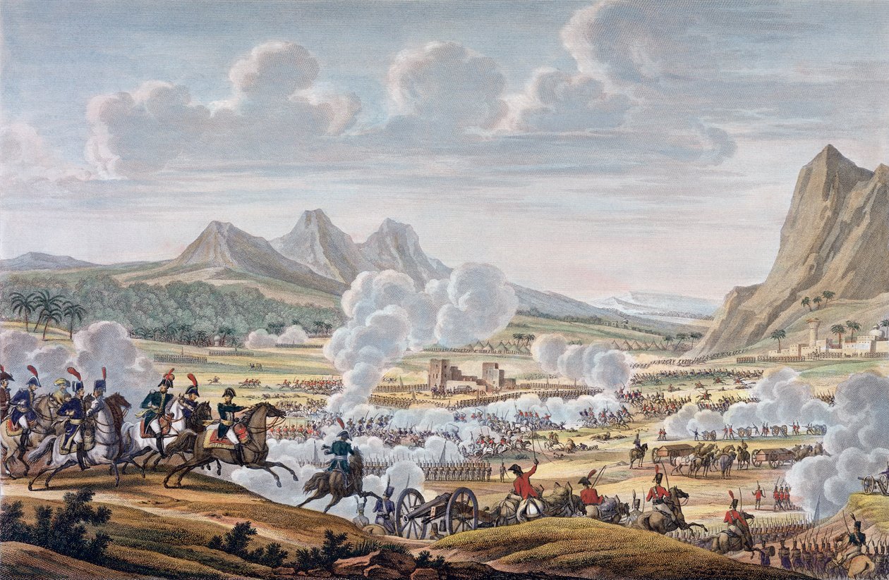معركة جبل تابور ، 27 فينتوس ، السنة 7 ، 17 فبراير 1799. بواسطة لويس فرانسوا كوتش