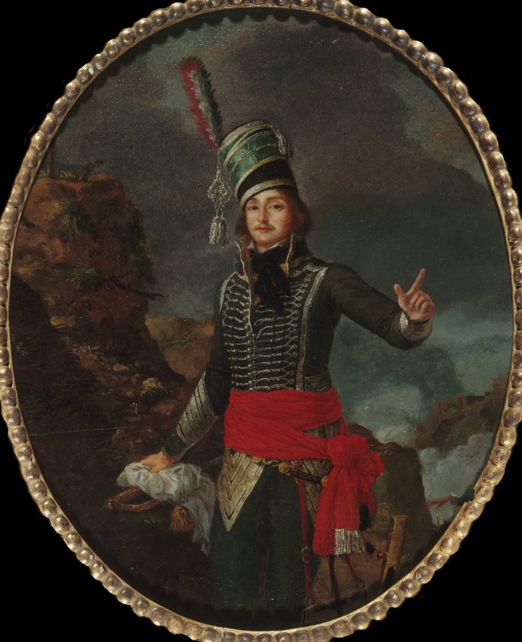 صورة للجنرال فرانسوا سيفيرين مارسو ديجرافير 1769-1796 ، ج. 1796. بواسطة لويس فرانسوا سيرجنت مارسو
