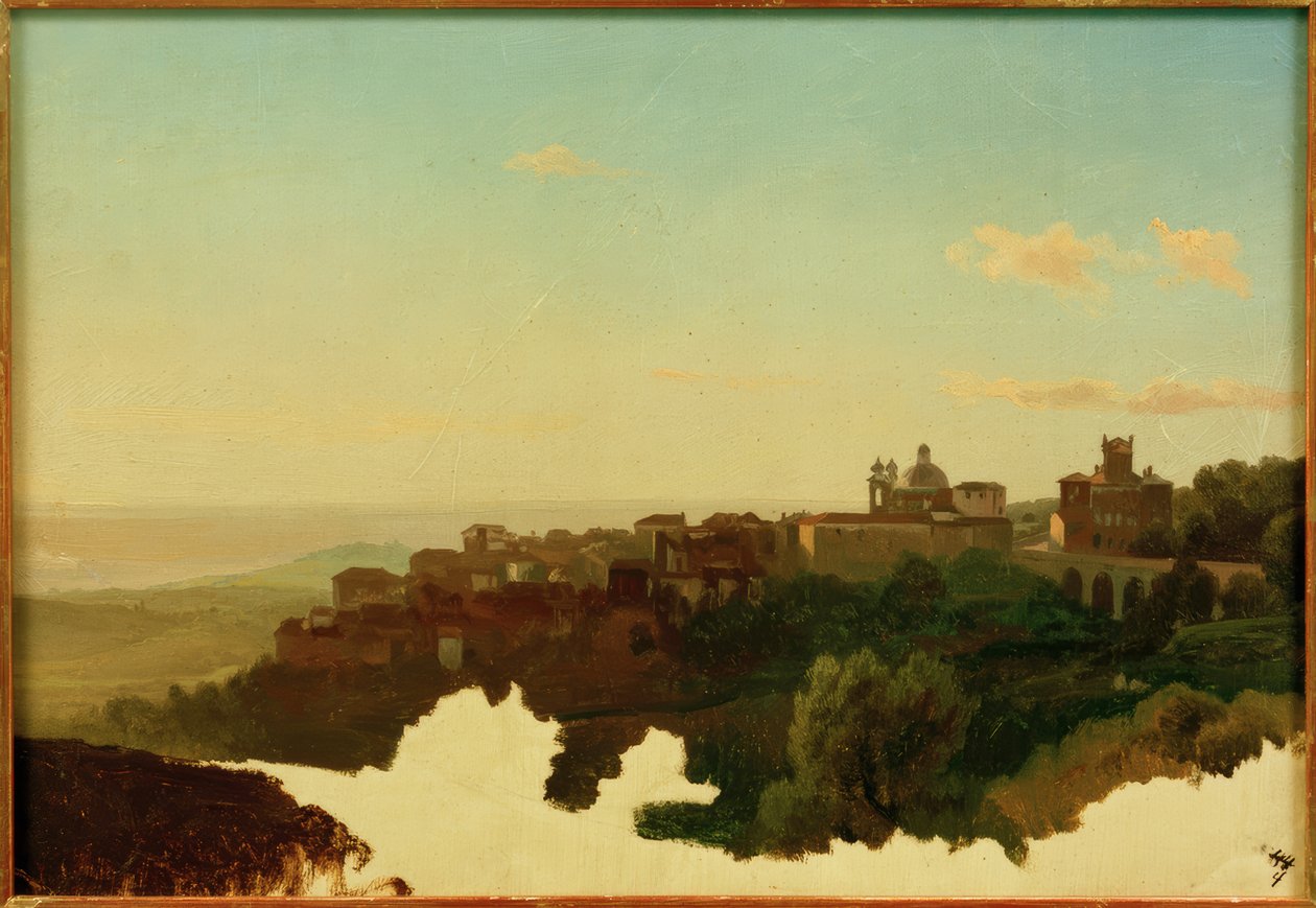 رأي L. Gurlitt في Ariccia بواسطة لويس جورليت