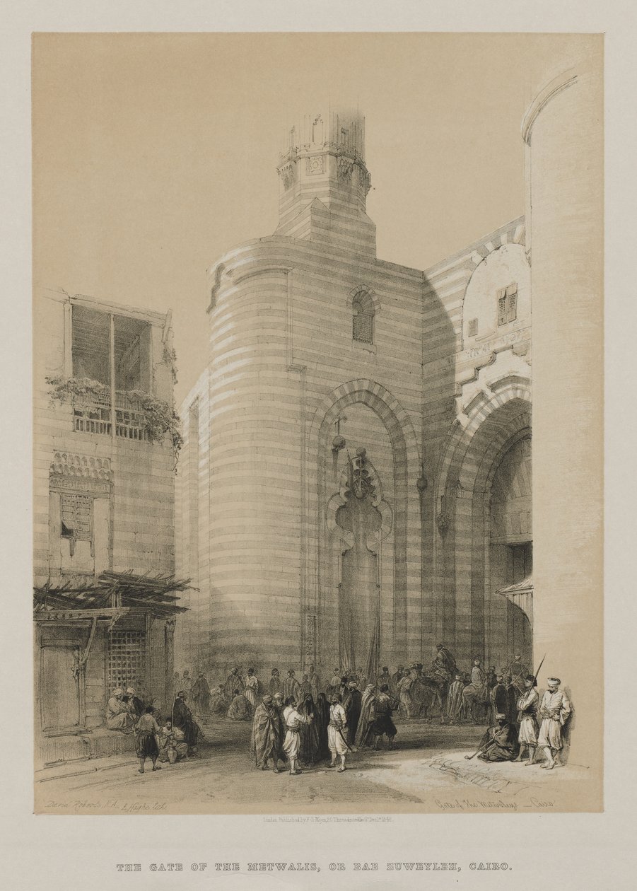 مصر والنوبة ، المجلد الثالث: بوابة المتولي ، القاهرة ، 1848. بواسطة لويس هاجي