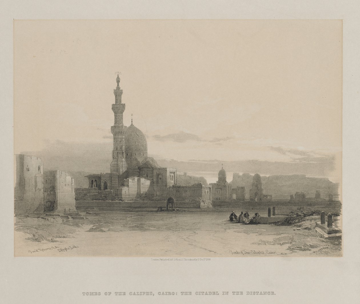 مصر والنوبة ، المجلد الثالث: مقابر الخلفاء ، القاهرة ، 1848. بواسطة لويس هاجي