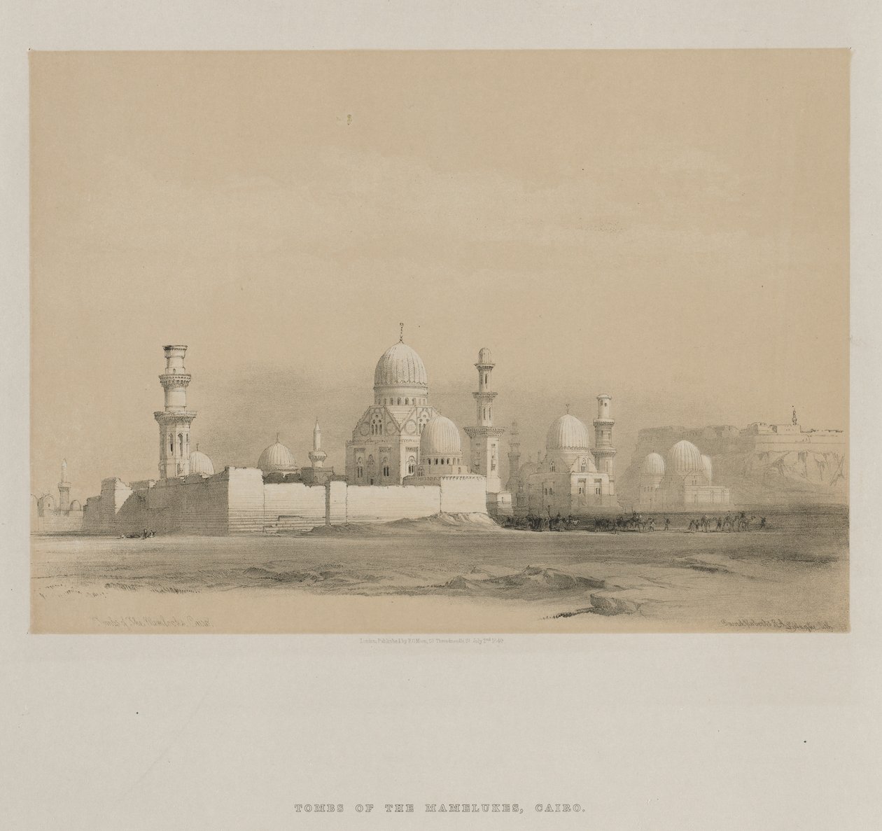 مصر والنوبة ، المجلد الثالث: مقابر الذكريات ، القاهرة ، 1849. بواسطة لويس هاجي