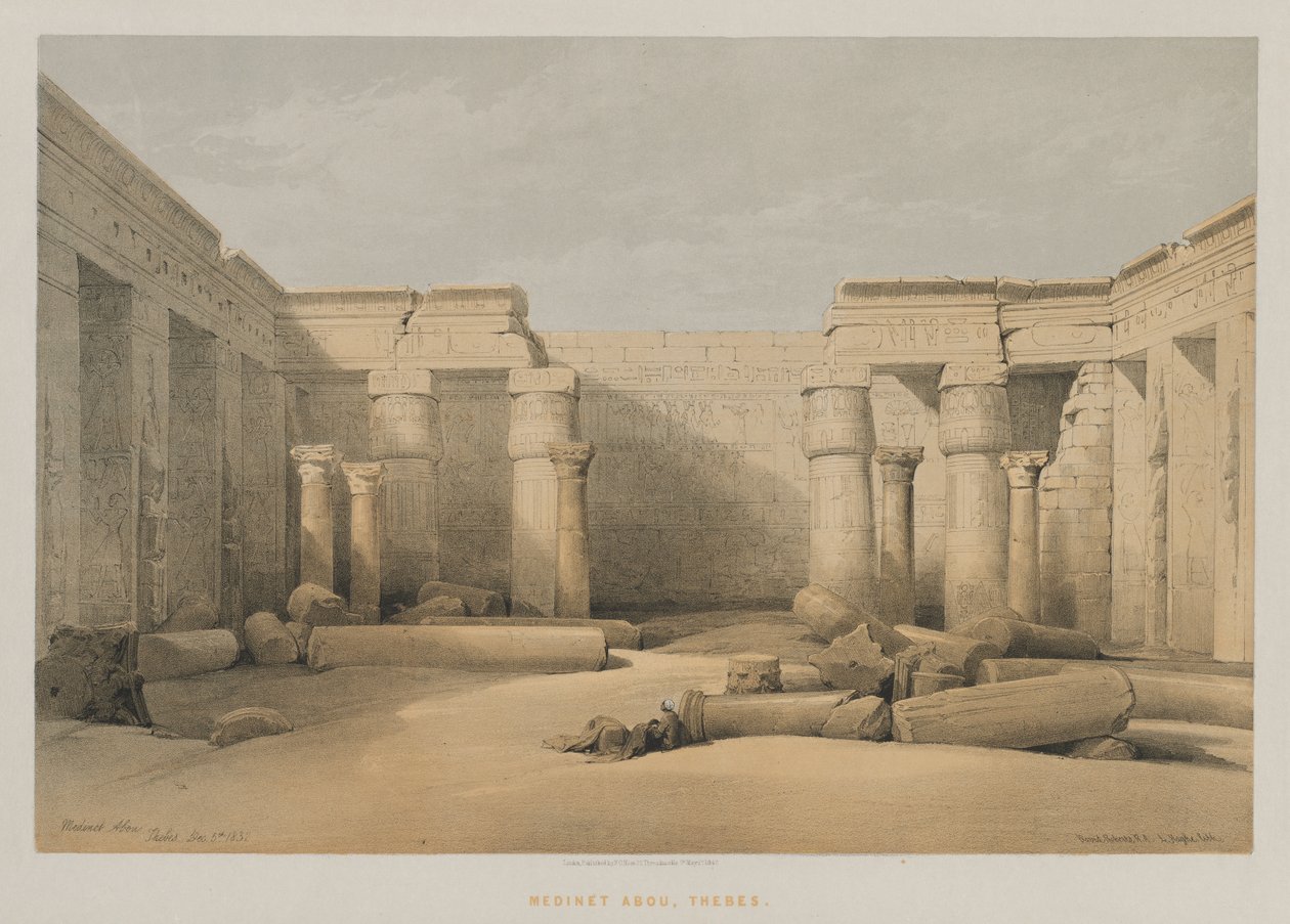 مصر والنوبة ، المجلد الثاني: مدينة أبو ، طيبة ، 1847. بواسطة لويس هاجي