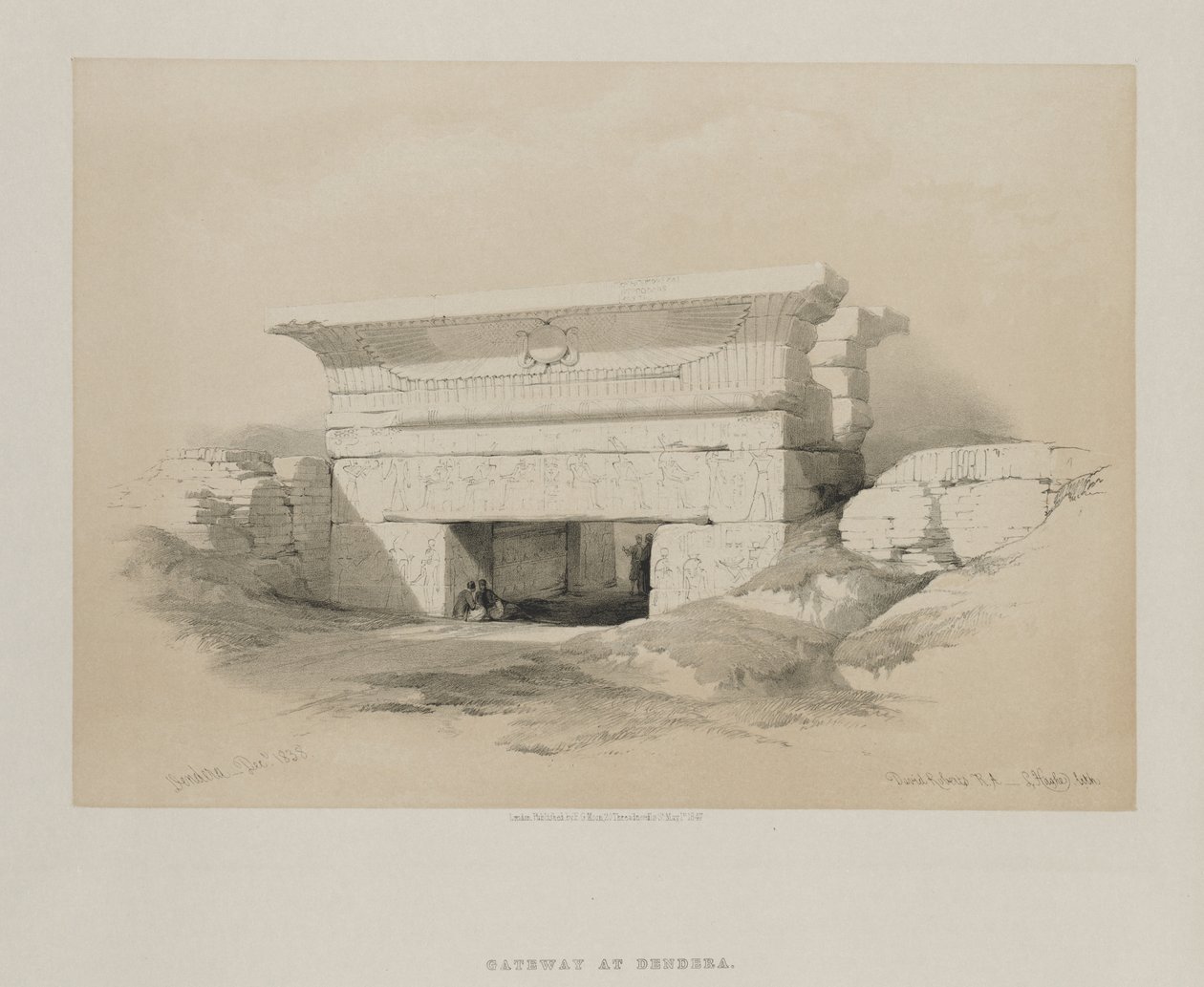 مصر والنوبة ، المجلد الأول: دندرة ، 1847. بواسطة لويس هاجي