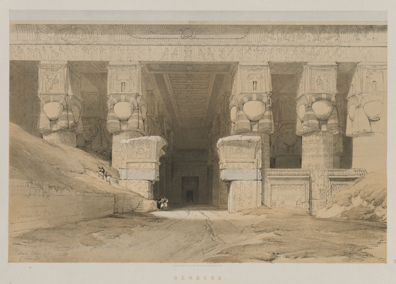 مصر والنوبة ، المجلد الأول: دندرة ، 1847. بواسطة لويس هاجي