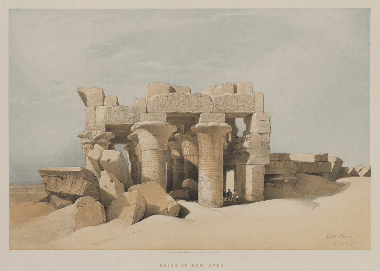 مصر والنوبة ، المجلد الأول: كوم أمبو ، 1846. بواسطة لويس هاجي