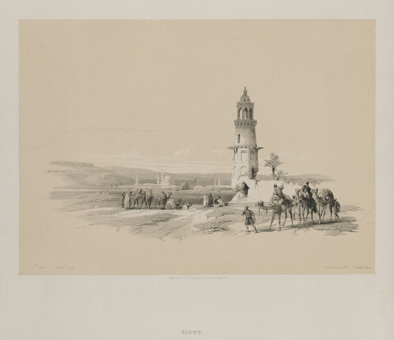 مصر والنوبة ، المجلد الأول: سيوت - صعيد مصر ، 1847. بواسطة لويس هاجي