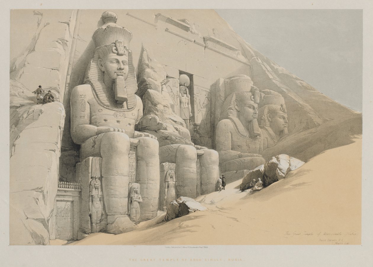 مصر والنوبة ، المجلد الأول: المعبد الكبير لأبو سمبل ، النوبة بواسطة لويس هاجي