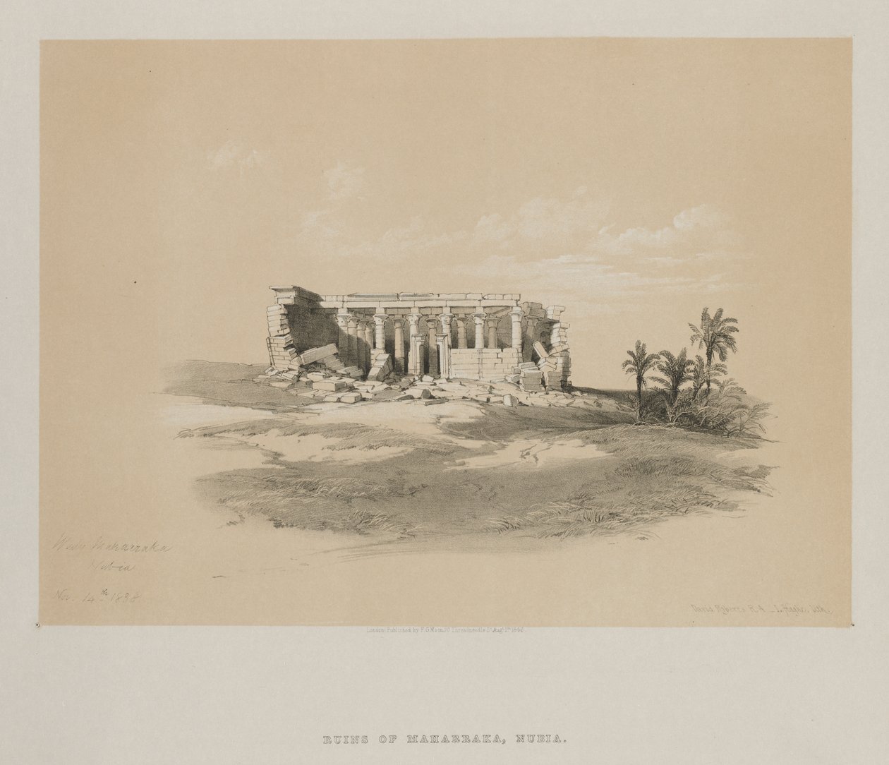 مصر والنوبة ، المجلد الأول: وادي مهركة ، النوبة ، 1846. بواسطة لويس هاجي