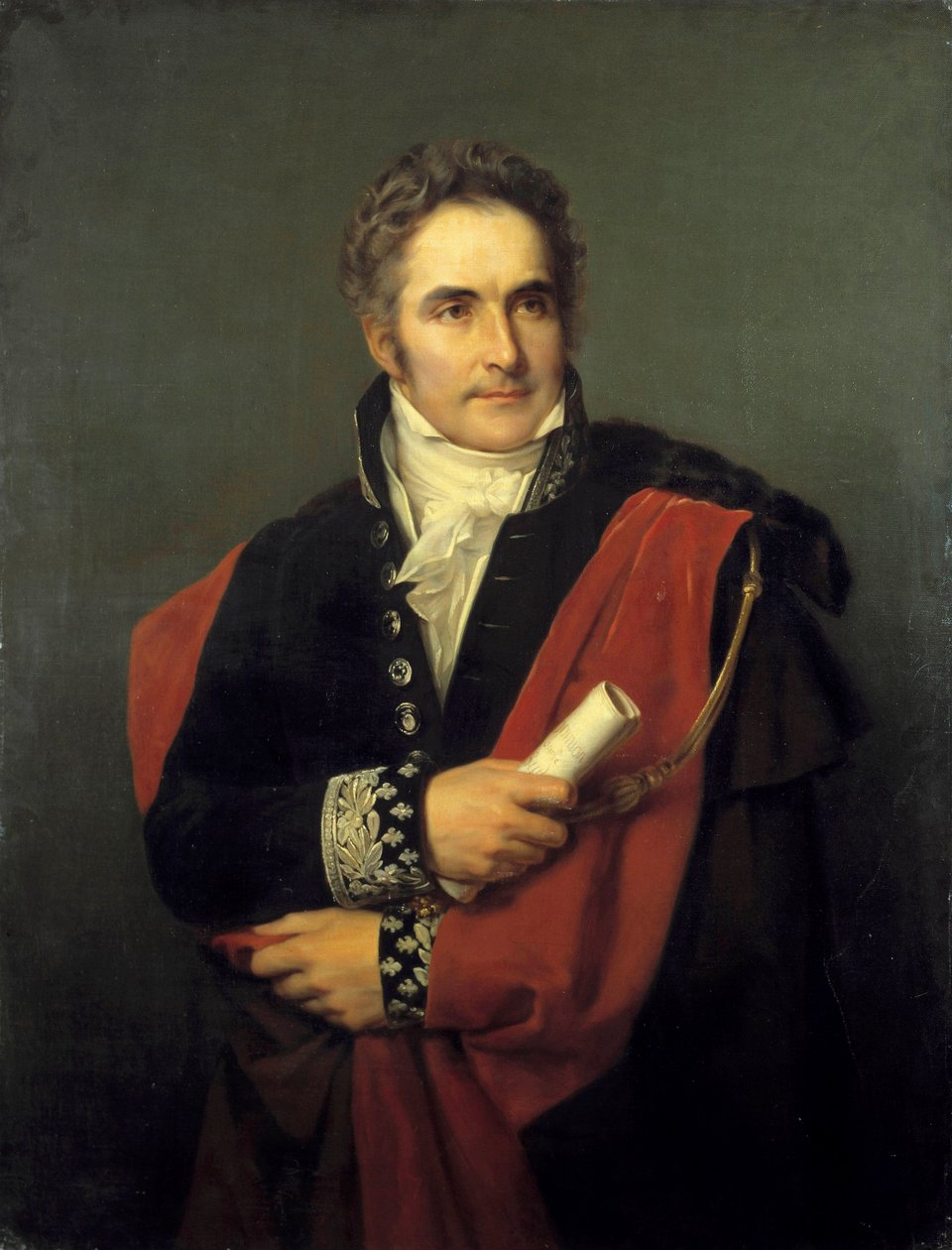 Portrait of Casimir Perier, minister, president of the council in 1831 Painting by Louis Hersent (1777-1860) 19th century. Dim. 1,65 x 0,90 m. Versailles, castle museum بواسطة لويس هرسنت