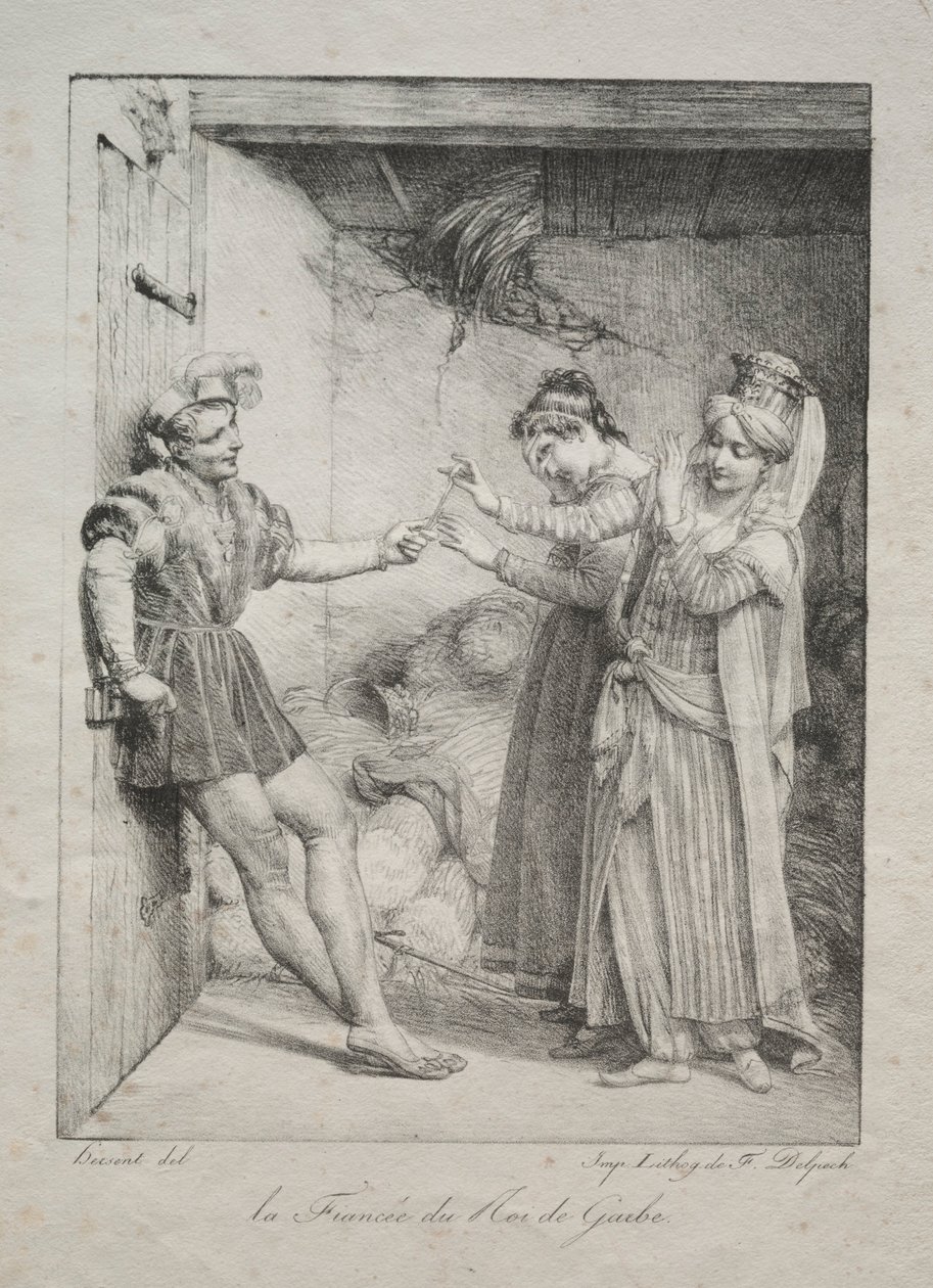 خطيبة ملك غارب 1800. بواسطة لويز ماري جين هيرسينت