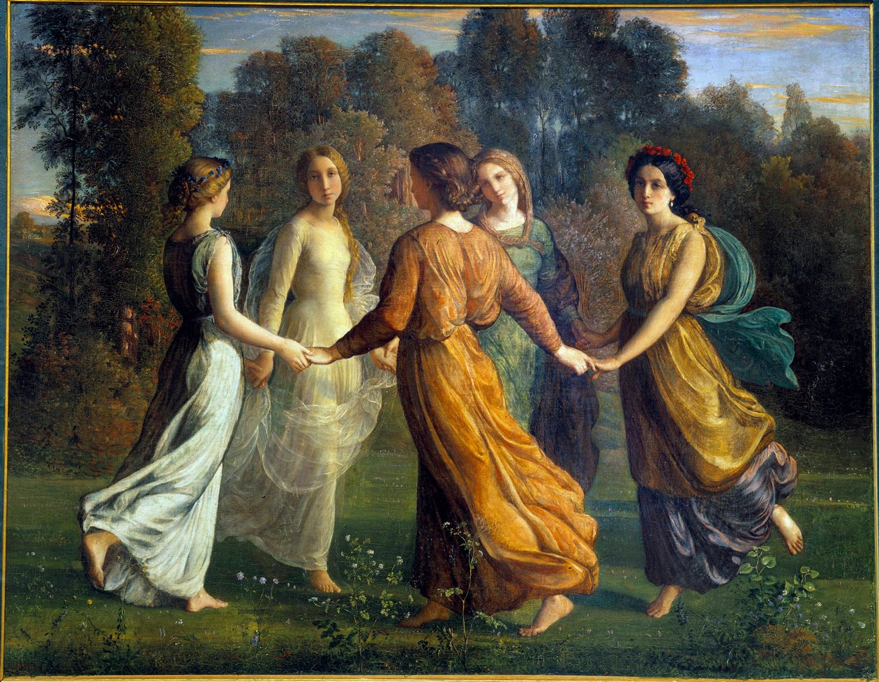 قصيدة الروح. أشعة الشمس. لوحة آن فرانسوا لويس جانموت (1814-1892) بواسطة لويس جانموت