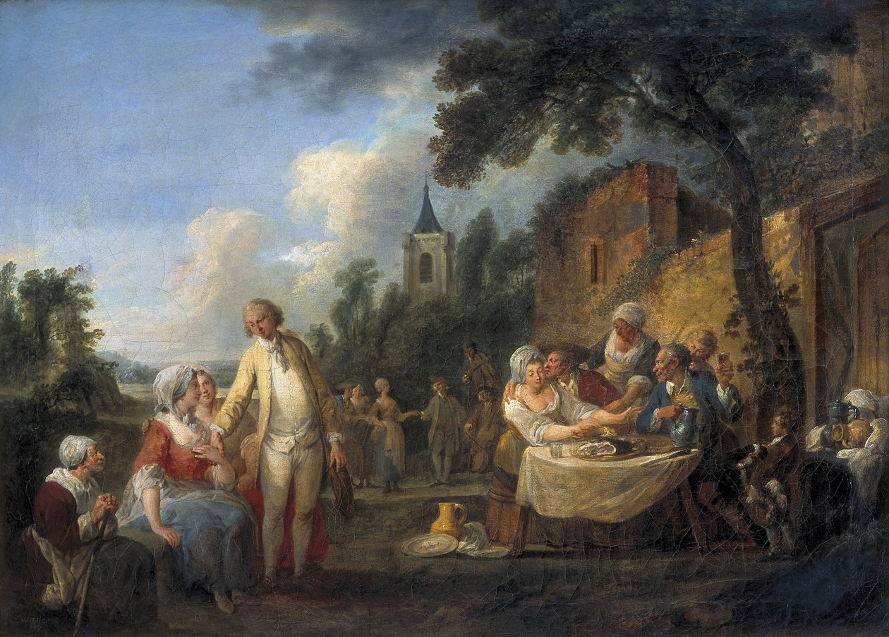 مهرجان القرية بواسطة لويس جوزيف (1731-98) واتو
