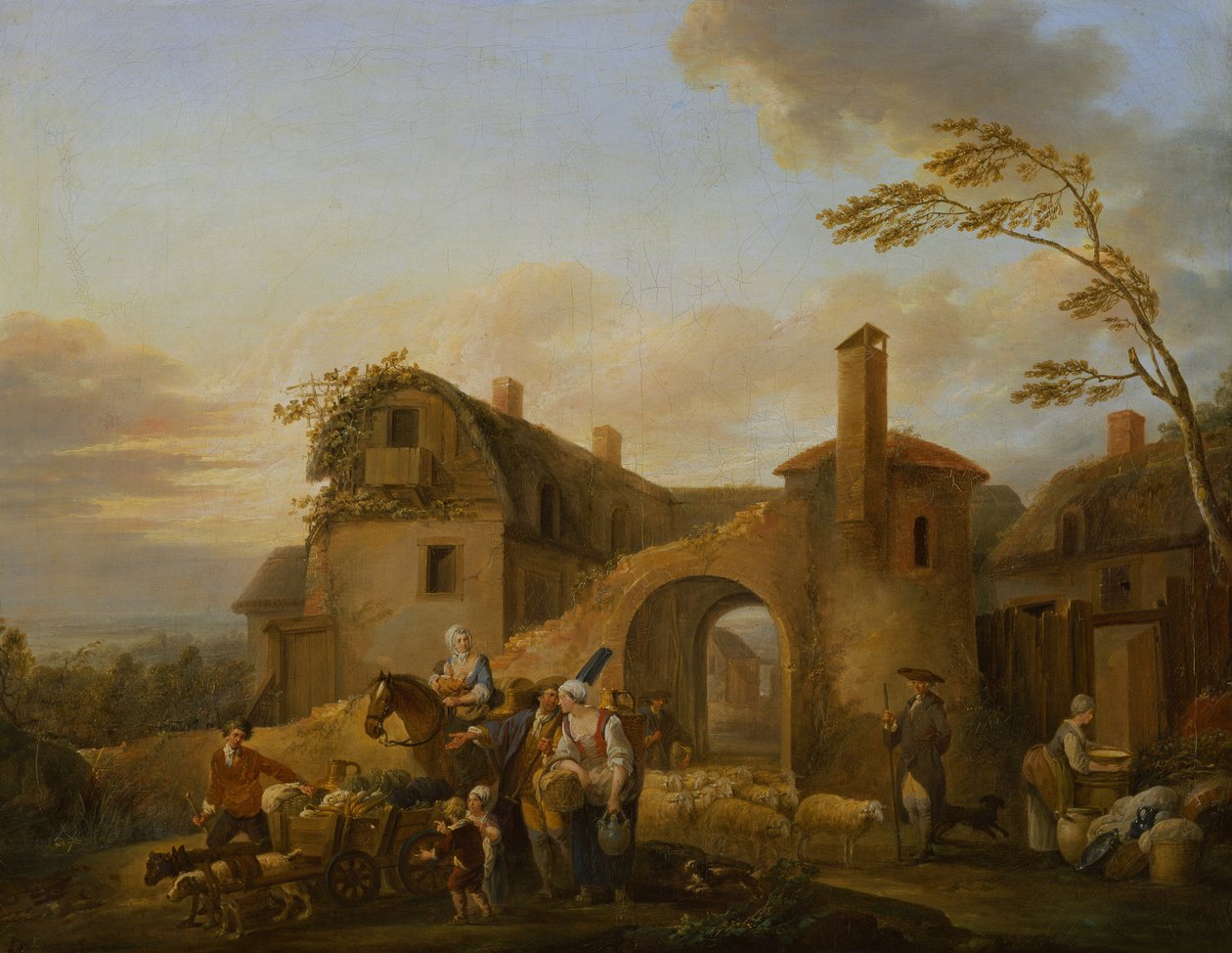 أربع ساعات من النهار: الصباح بواسطة لويس جوزيف (واتو دي ليل) (Attr. to) Watteau