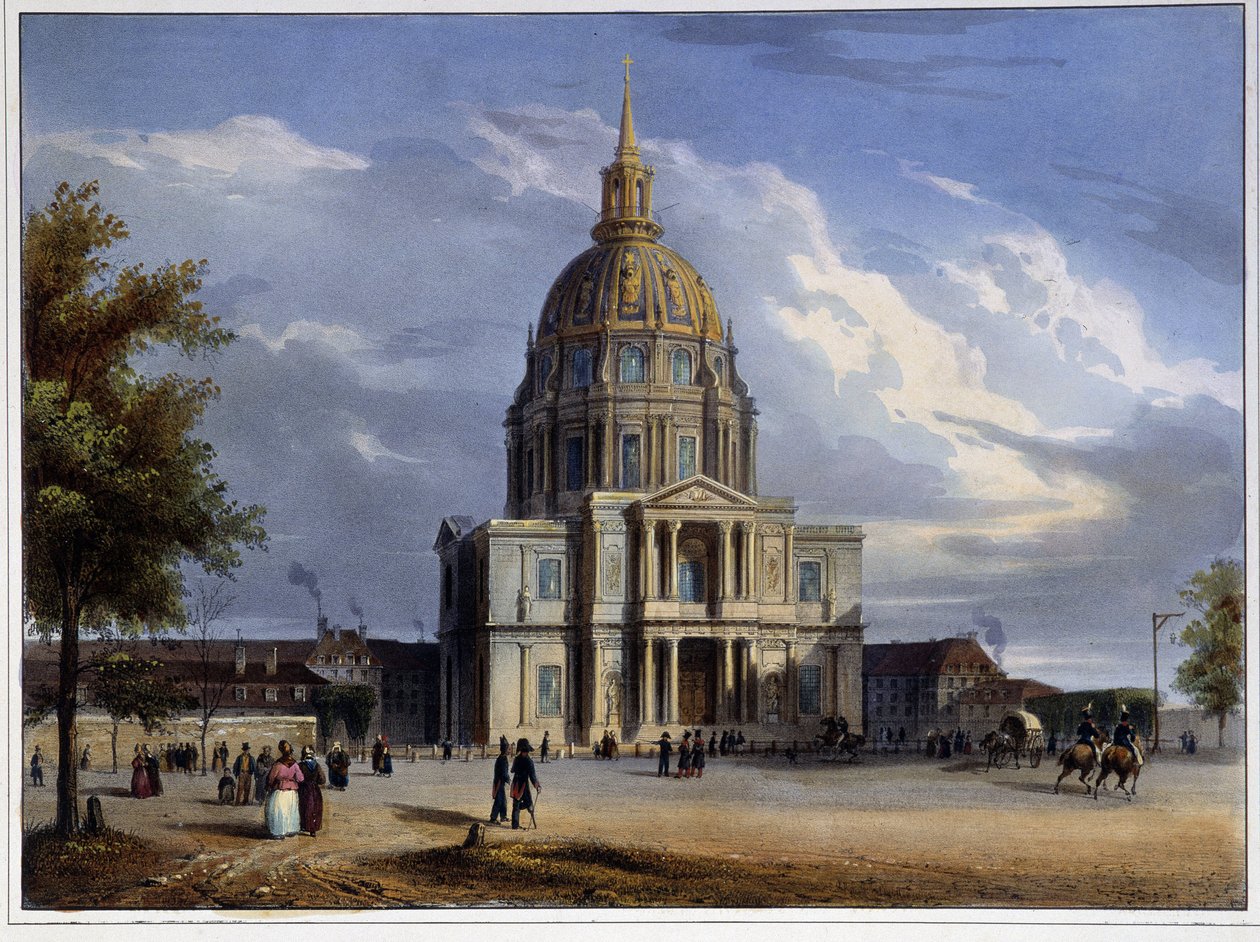 دوم des Invalides في "" باريس عام 1837 "لأرنوت بواسطة لويس جول أرنوت