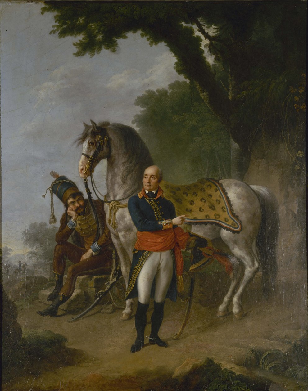 صورة للجنرال جوزيف ماري سيرفان دي جيربي 1741-1808 ، ج. 1800. بواسطة لويس لافيت