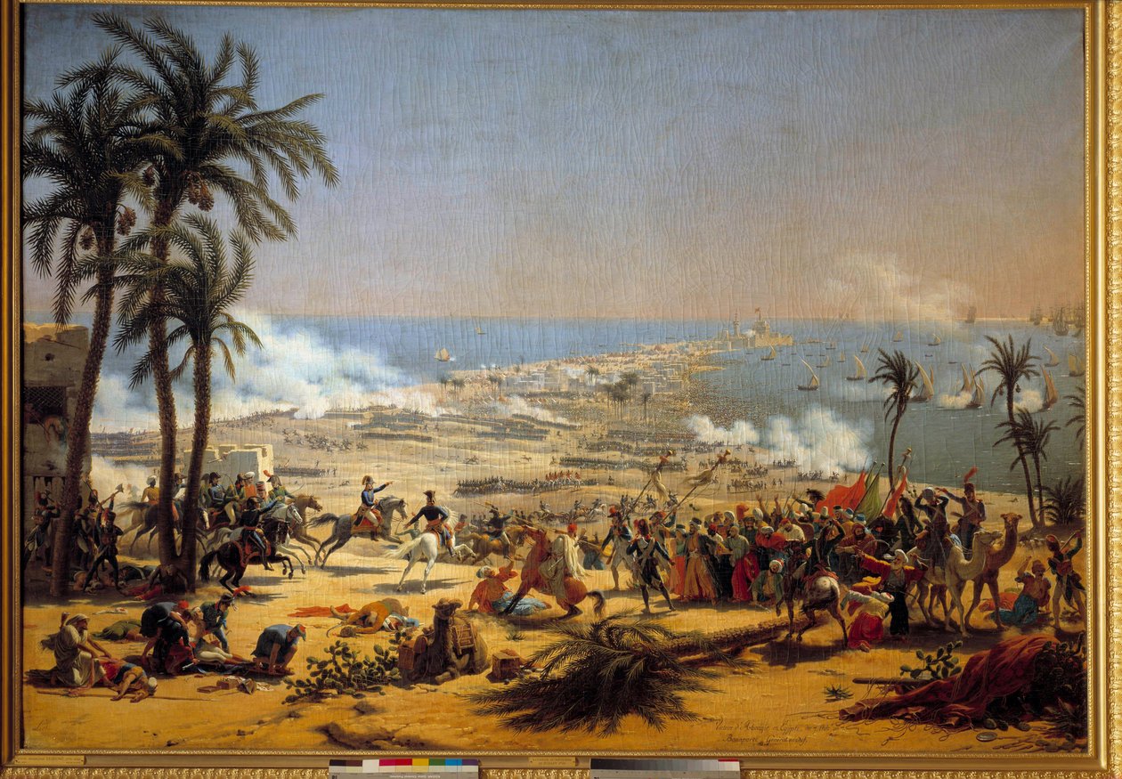 حملة (بعثة) مصر (1798-1801): "" معركة أبو قير (25 يوليو بواسطة لويس ليجون