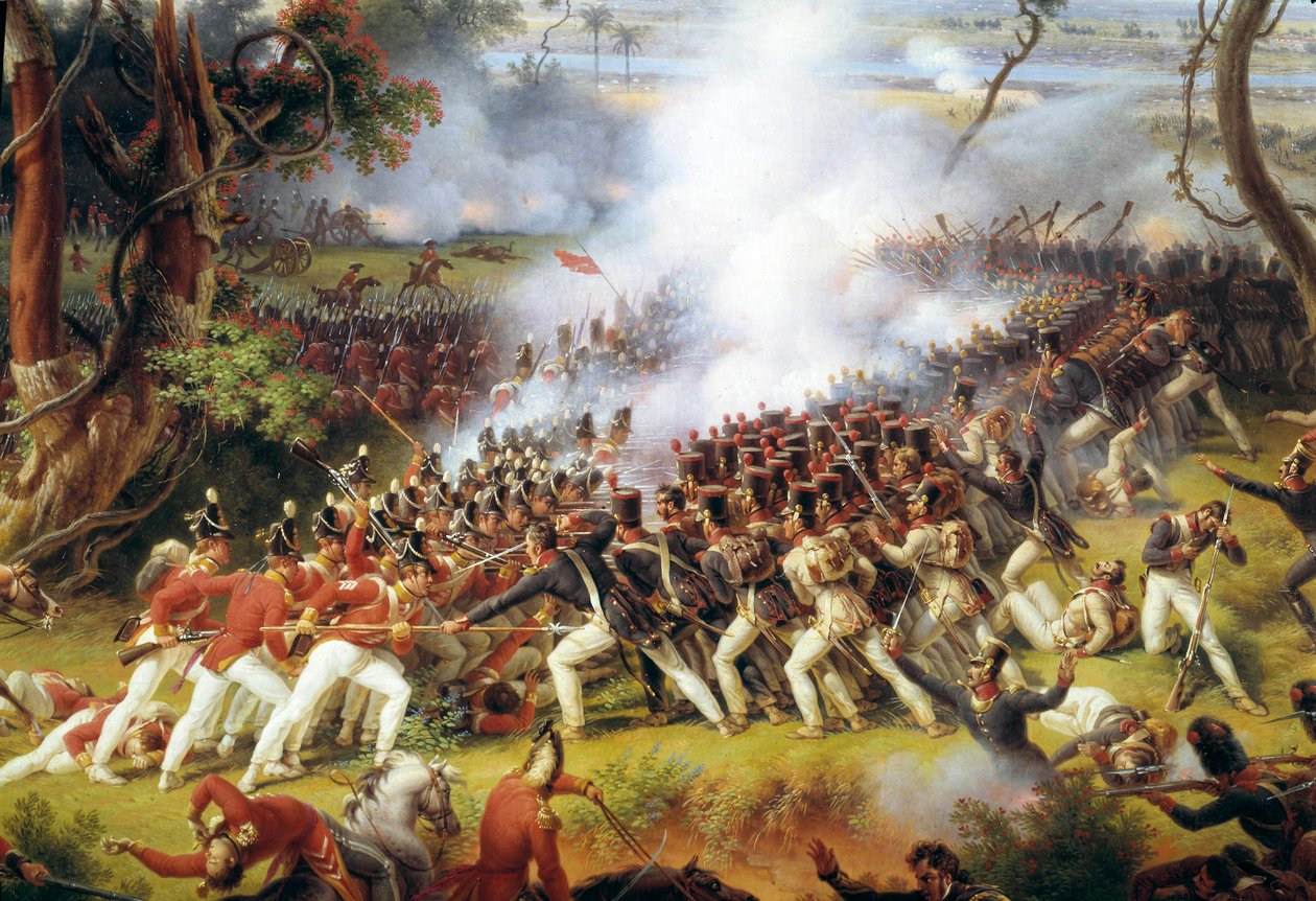 الحملة النابليونية لإسبانيا والبرتغال (1808-1813): "" معركة شيكلانا ، بالقرب من قادس ، 5 مايو بواسطة لويس ليجون